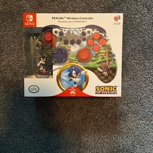 Nintendo Switch Wired Controller Blue and Red Sonic Edition